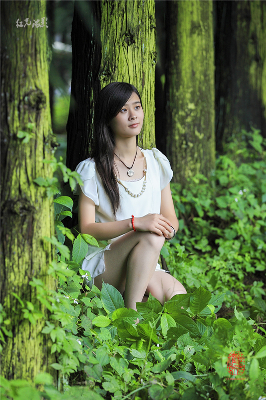 【张家界美女导游之二摄影图片】人像摄影_红光浓影_太平洋.